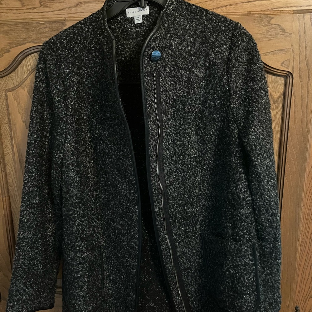 Ladies black tweed jacket